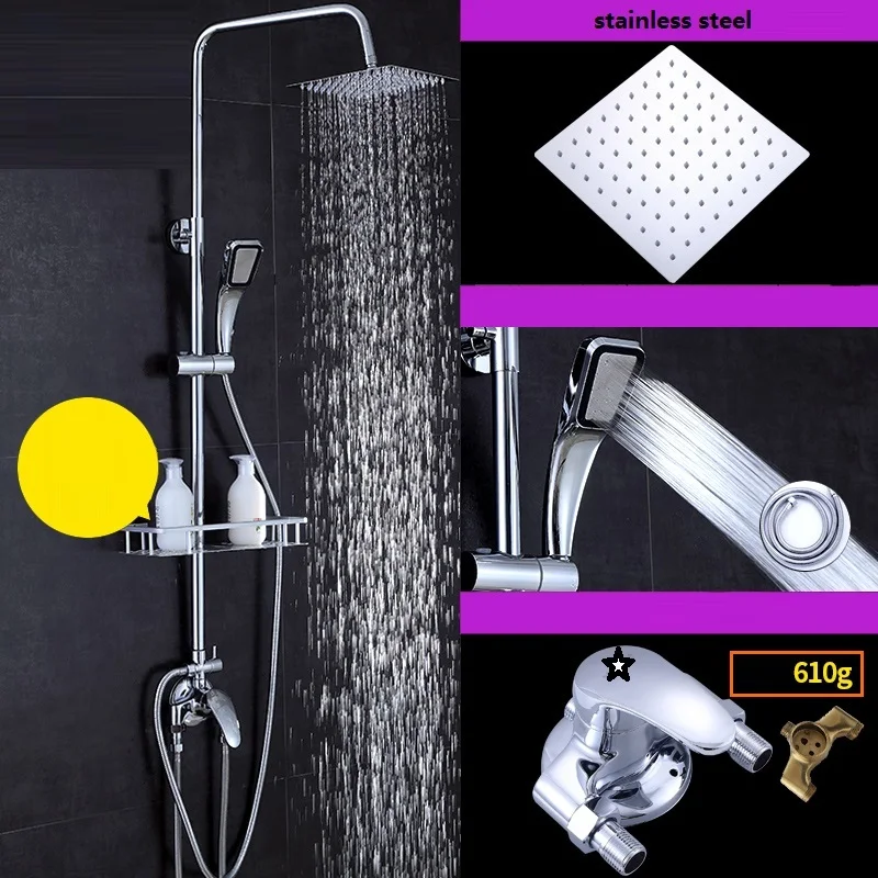 Набор для душа Banheiro Lavabo Douchette Painel Doccia timna De Choveiro Regadera Electronica Ducha Douche Chuveiro Eletrico