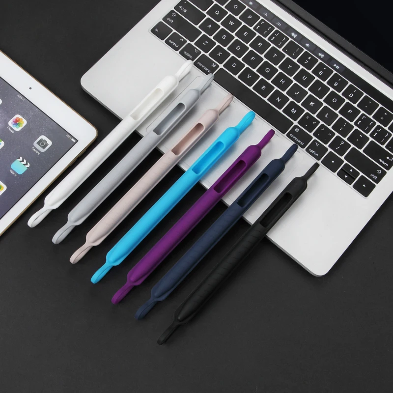 Новинка для Apple Pencil 1th& 2th(Gen) Нескользящая силиконовая защитная крышка корпуса Насадка На глушитель держатель планшет ручка-стилус