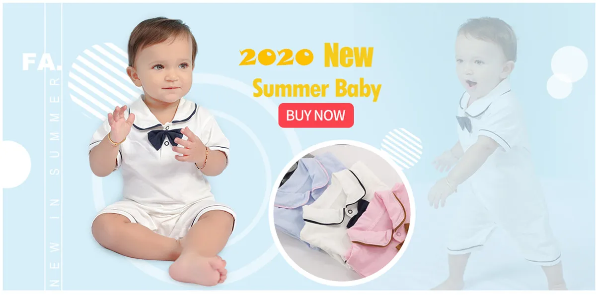 2020 Cheap cotton Baby romper Short Sleeve baby clothing One Piece Summer Unisex Baby Clothes girl and boy jumpsuits Giraffe