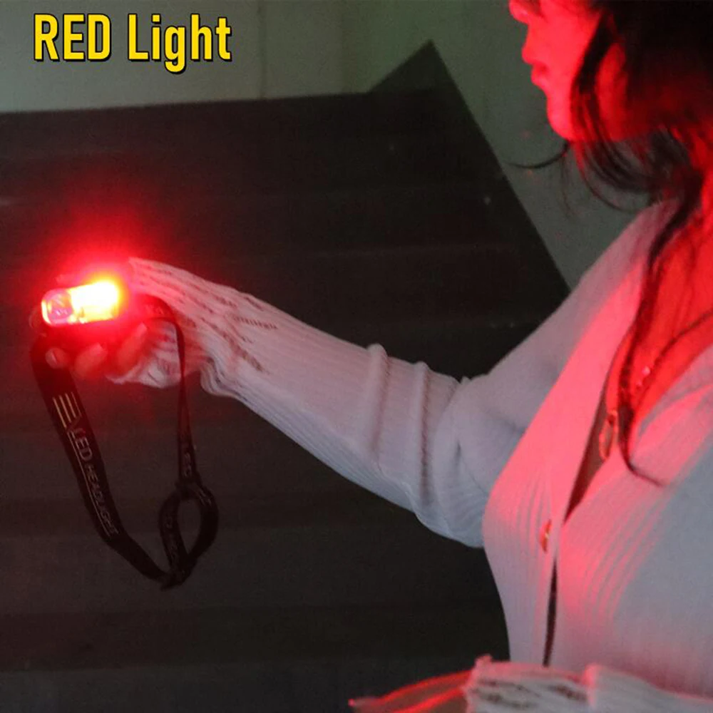 Description Picture 4 of itemXPE COB LED Sensor Headlight Rechargeable Induction Headlight Night Running Head Torch Outdoor Camping Flashlight Work Light