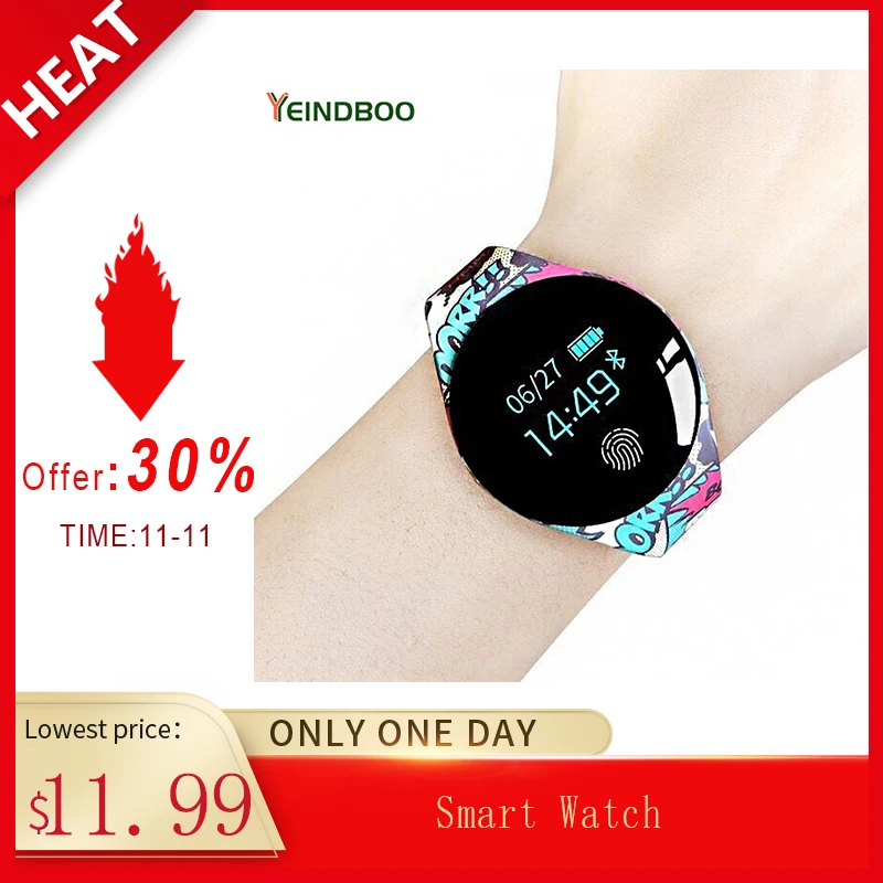 Best Color Touch Screen Smartwatch Motion detection Smart Watch Sport Fitness Men Women Wearable Devices For IOS Android