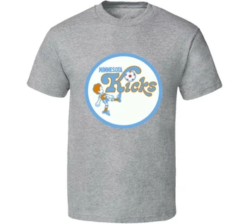 

Minnesota Kicks Nasl Retro Soccer Team T-Shirt Tops Tee Shirt Free Style
