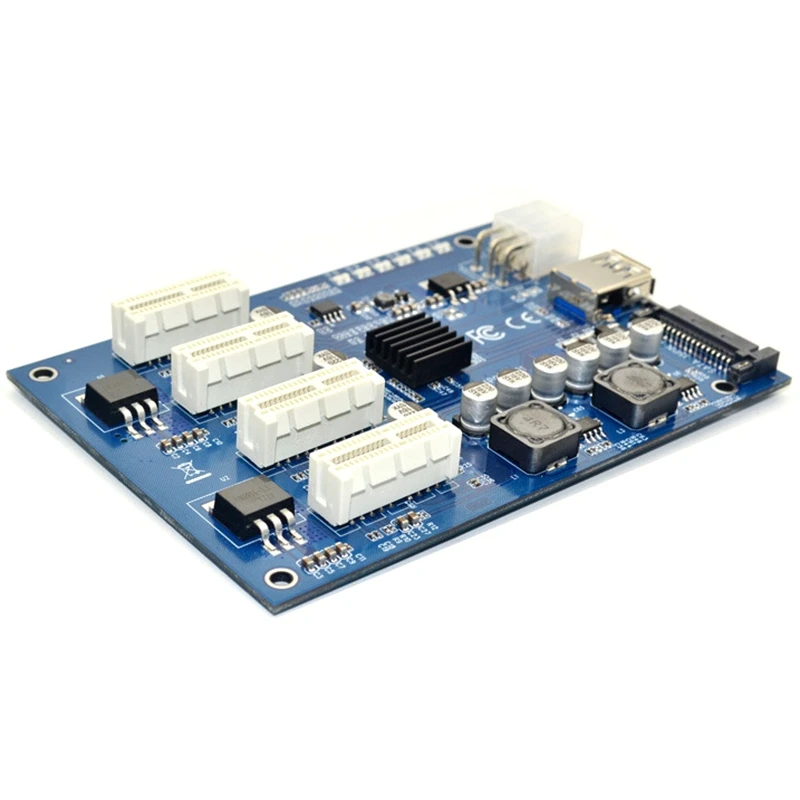 PCI E X1 к 4PCI X16 Комплект расширения от 1 до 4 портов Express переключатель мультипликатор