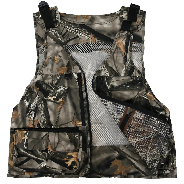

Tactical Fishing Vest Men Multi-Functional Cotton Camouflage Multi Pocket Fishing Clothes