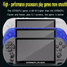 5,1 дюймовый цветной экран двойной рокер 16 Гб ручной X9PLUS встроенный топ десять симулятор 10000 игра портативная игровая консоль