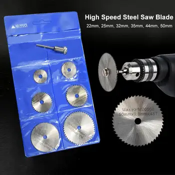 

Vehemo Silver Saw Blade Small Circular Saw Blade Wood Plastic Thin Cutting for Steel Circular Saw Blade Universal Woodworking