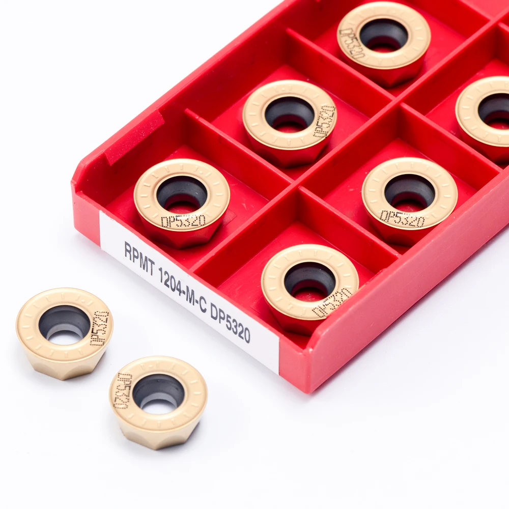 

10 Pcs RPMT1204 M-C DP5320 Milling Insert Turning Tool High Quality Cutting CNC Indexable Insert RPMT 1204 Metal Lathe Tools
