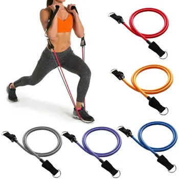 

120cm Yoga Pull Rope Elastic Resistance Bands Fitness Crossfit Workout Exercise Tube Practical Training Rubber Tensile Expander