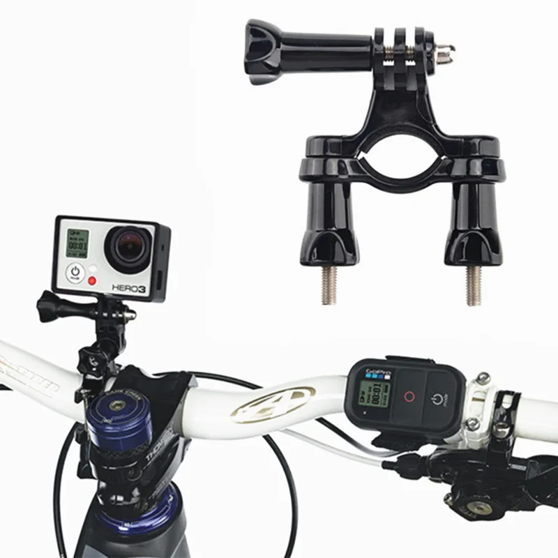 Велосипедный зажим для руля подседельного штыря держатель GoPro Hero 8 7 5 черный Xiaomi Yi