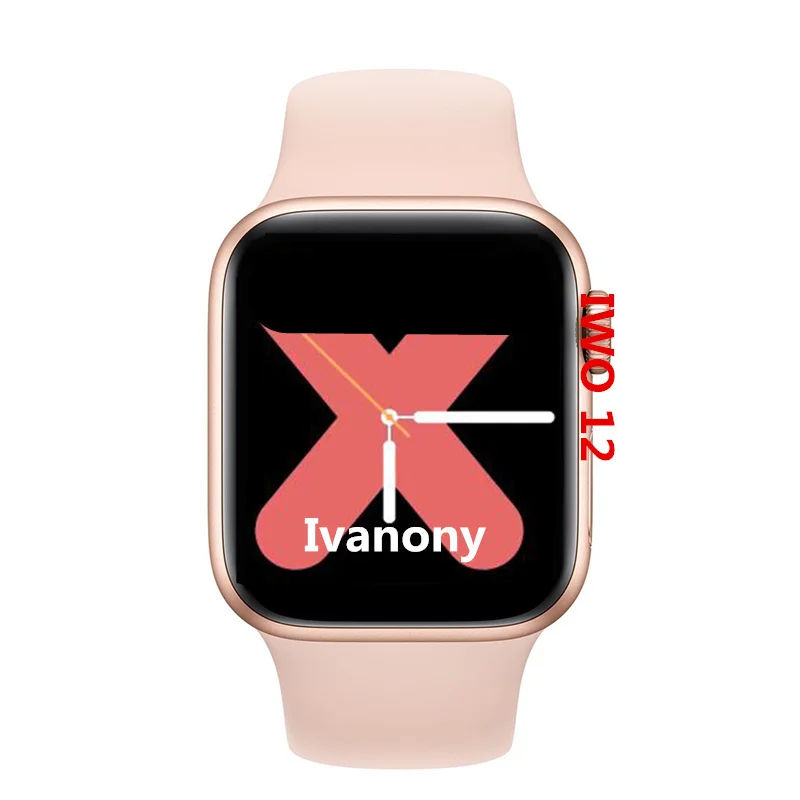 Часы SmartWatch IWO 12 серия 5 1:1, умные часы для женщин и мужчин 40 мм 44 мм Siri часы для IPhone 6 7 8 X Android Phone VS IWO 9 IWO 8 IWO 10 - Цвет: B