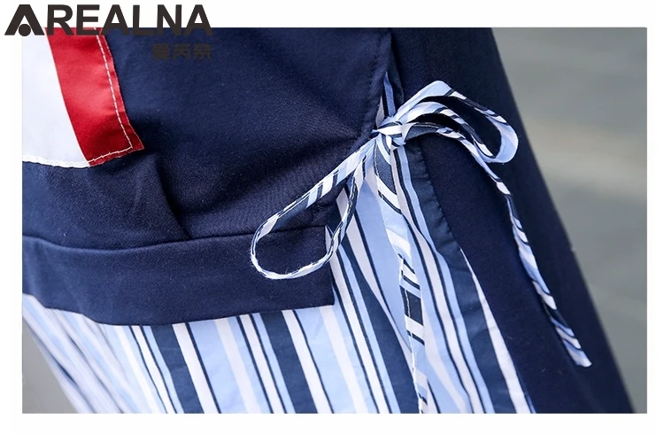Sudadera mujer,, имитация двух частей, полосатая рубашка, пэтчворк, Длинная толстовка с капюшоном, модная женская толстовка размера плюс, повседневные пуловеры, топы