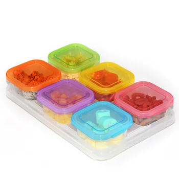 

Baby Food Storage Cup Breast Milk Fruit Juice Storage Seal Preservation Cups Box Baby Food Container Storage