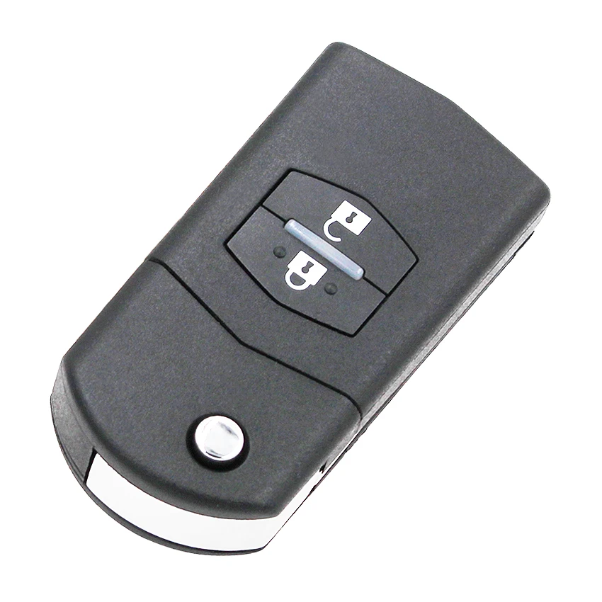 Высокое качество 2 кнопки Складной Дистанционный брелок флип умный Автомобильный ключ 315 МГц или 433 МГц для Mazda 3 6 M3 M6 с чипом 4D63 нерезанное лезвие