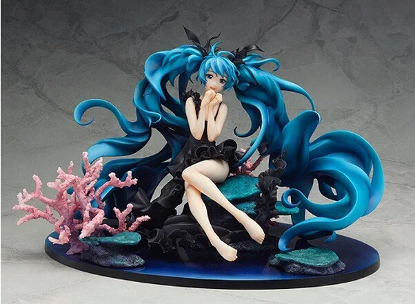 Аниме модель Future Hatsune Virtual Singer Miku Deep-Sea Girls's Deep-Sea Hatsune Garage Kit украшение игрушки