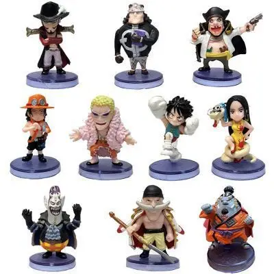 

2 Generation 10 One Piece Blue Baseboard Figure Doll Seven Warlords of the Sea Cartoon Toy Model Play Gift Cool Thing Figure