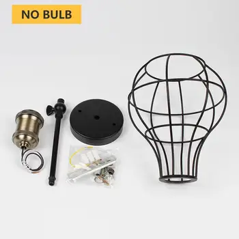 

1pc Chandelier Retrol Style Iron Wall Light Lamp No Bulb Lighting Fixture E27 For Restaurant Decoration Parts