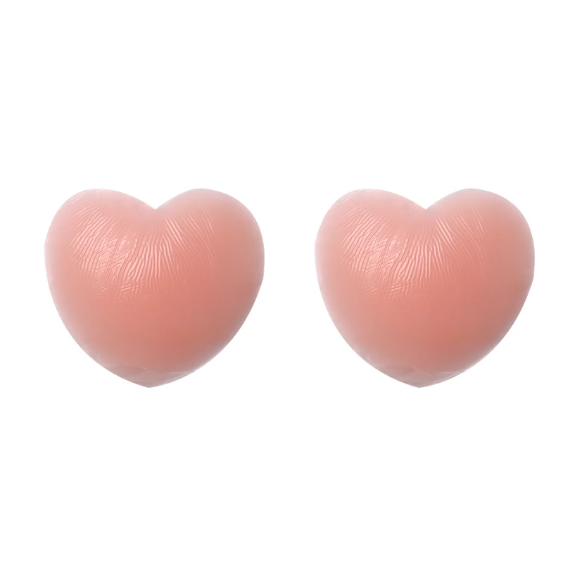 1 pair heart Многоразовые женские лепестки груди подтяжка невидимая накладка на сосок крышка груди клей без бретелек без спинки бюстгальтер мода силиконовые наклейки - Цвет: 1 pair heart