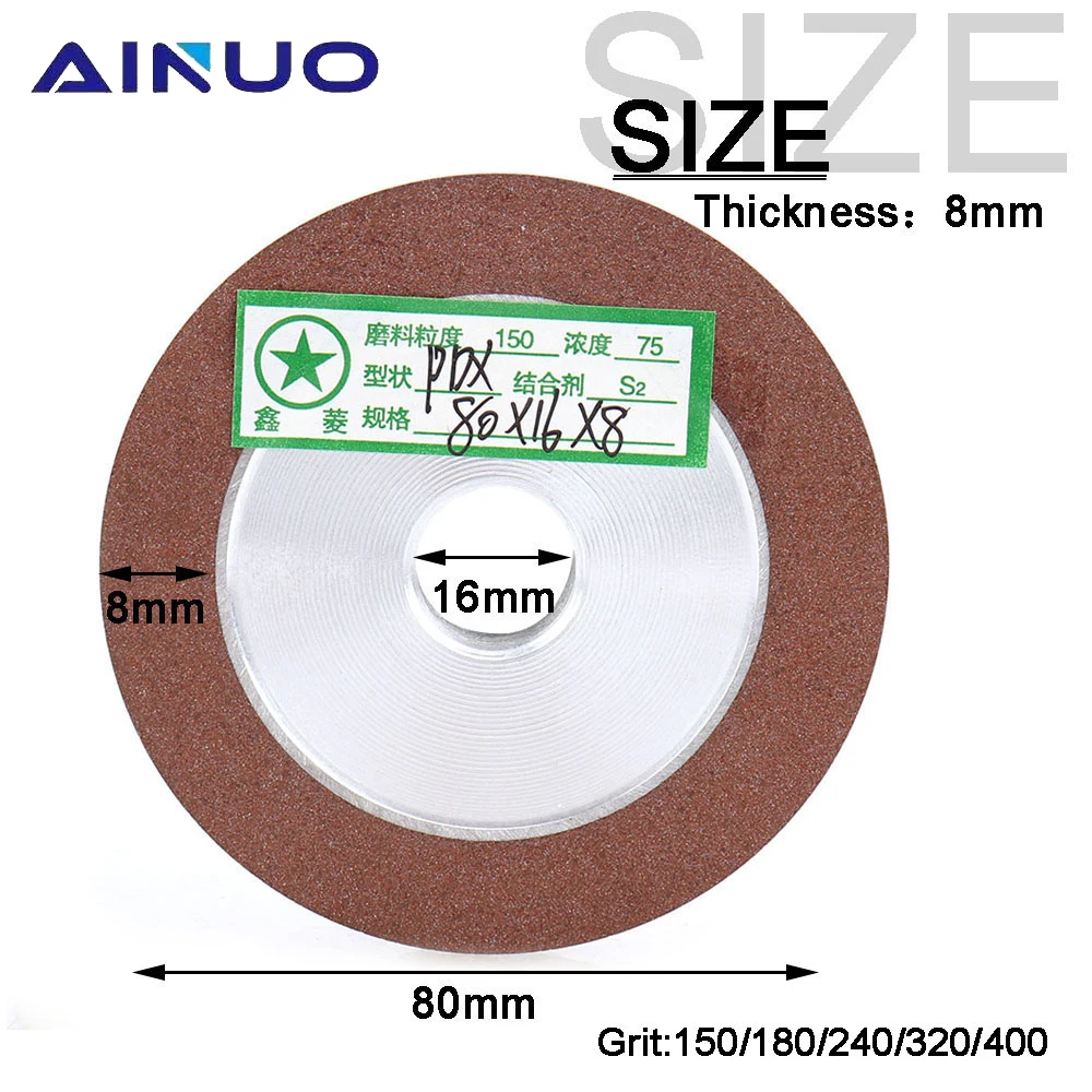 Diamond Grinding Wheel Cutting Disc 75/80/100/125mm Tungsten Steel Milling Tool Carbide Metal 150/180/240/320/400 Grit sanding disc cutting disc grinding disc abrasive wheel grinding wheel
