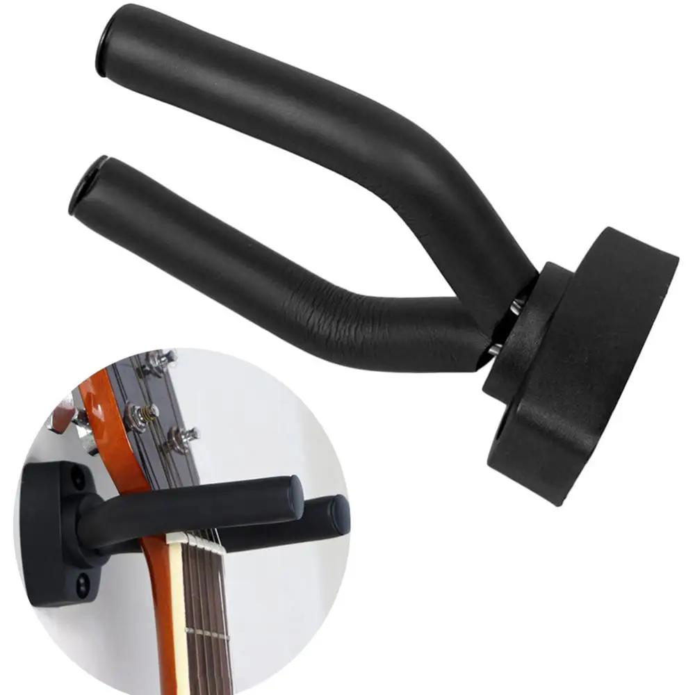 Durable Guitar Hanger Hook Holder Ukulele Wall Fix With Screws and Soft Sponge | Спорт и развлечения