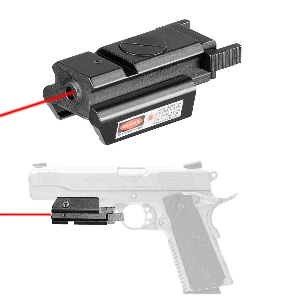 Vista com Montagem Picatinny para Pistola Caça Mini Compacto Laser Red Dot 10 High Quality Esporte e Lazer