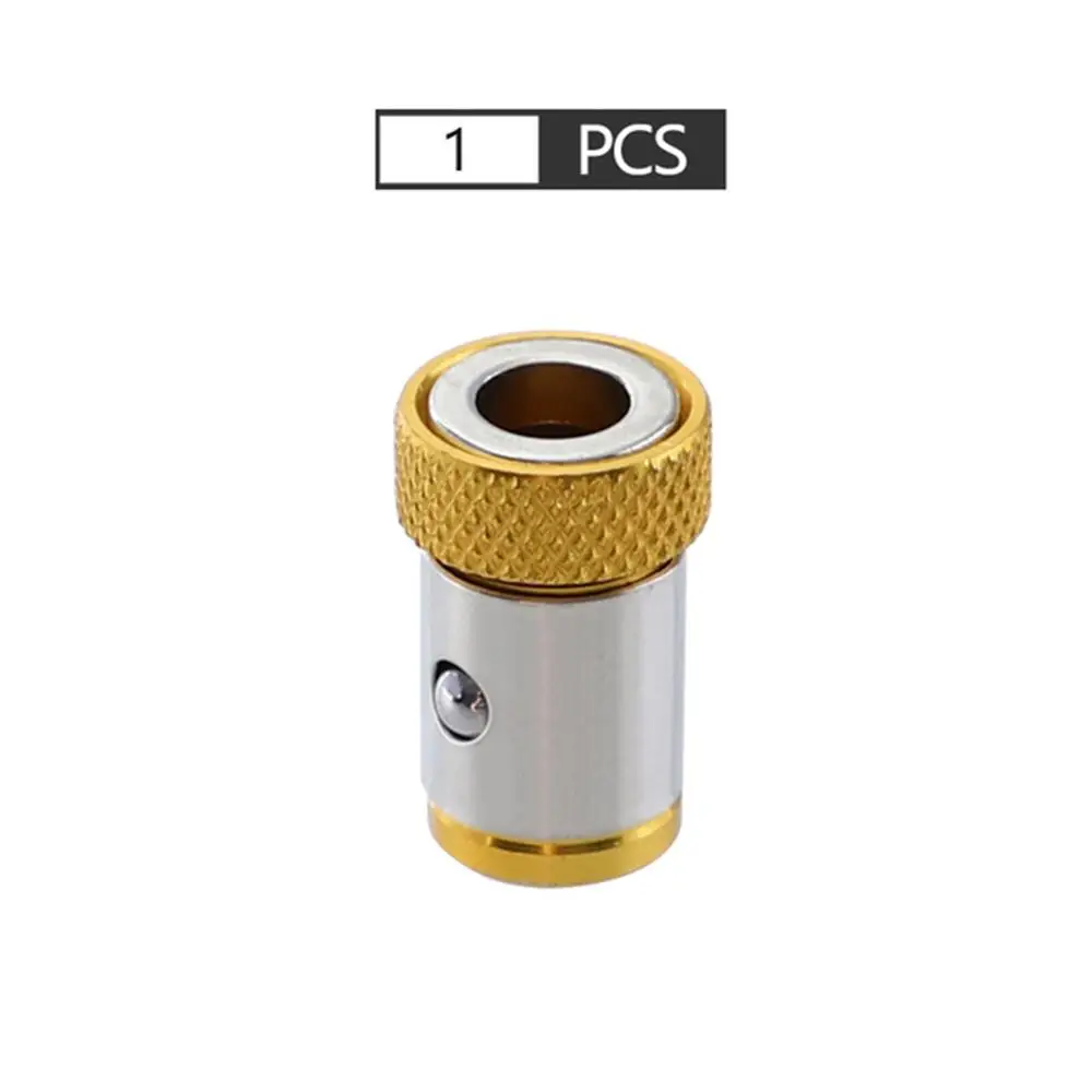 Magnetic Drill Bit Holder 1/4" Screwdriver Magnetic Ring S2 Alloy Steel Removable Hex Electric Screwdriver Bit 35FM11