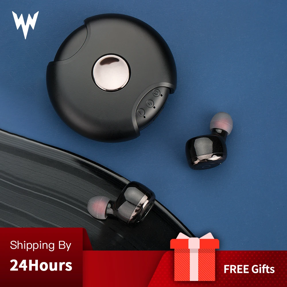 

TWS WA15 V5.0 Bluetooth headphone 3D stereo wireless earphone IPX7 Waterproof with dual mic Noise cancelling earphones