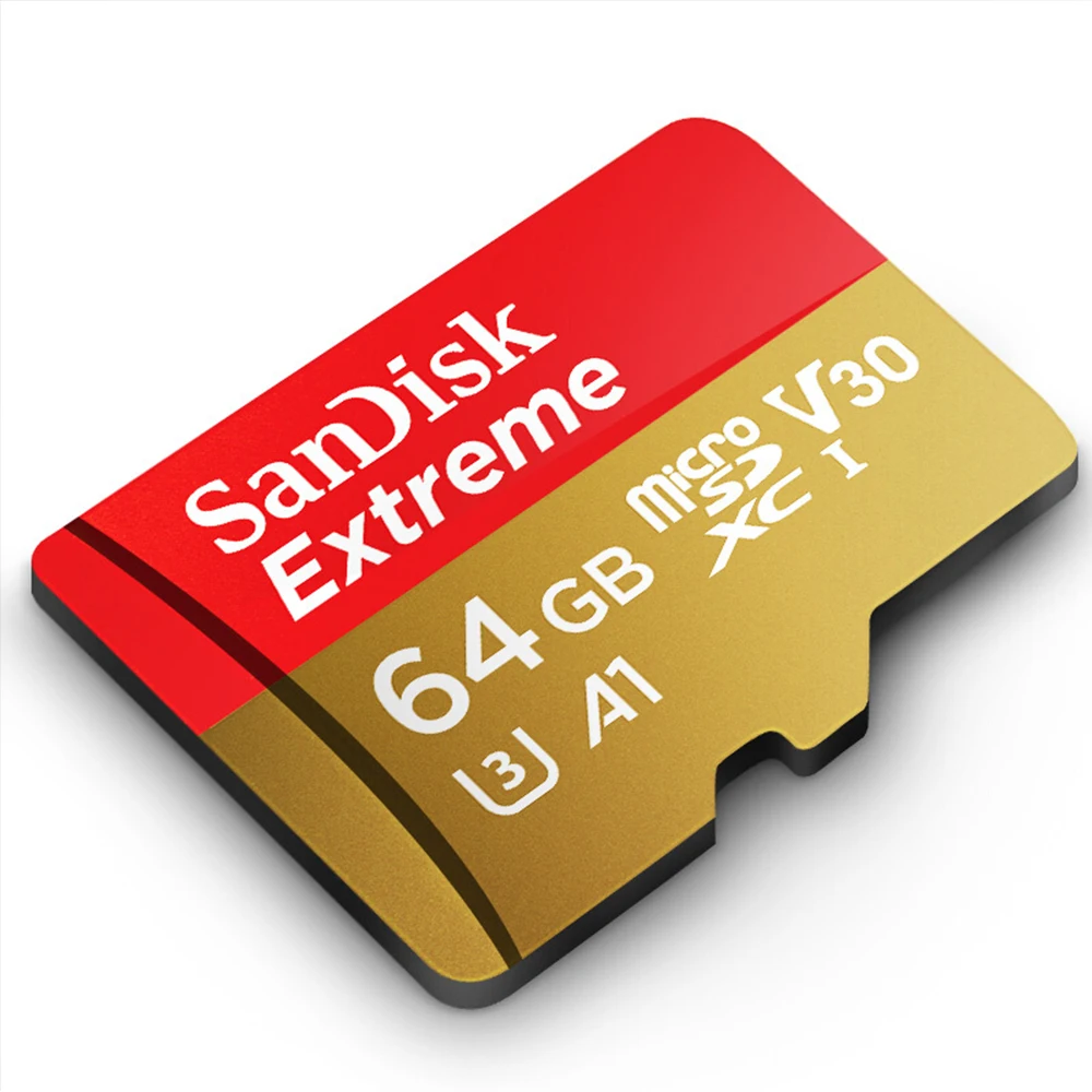 Карта памяти SanDisk Extreme Micro SD карта 32 Гб 64 128 ГБ 256 UHS I C10 U3 V30 A2 MicroSDHC/Micro SDXC флеш TF класс