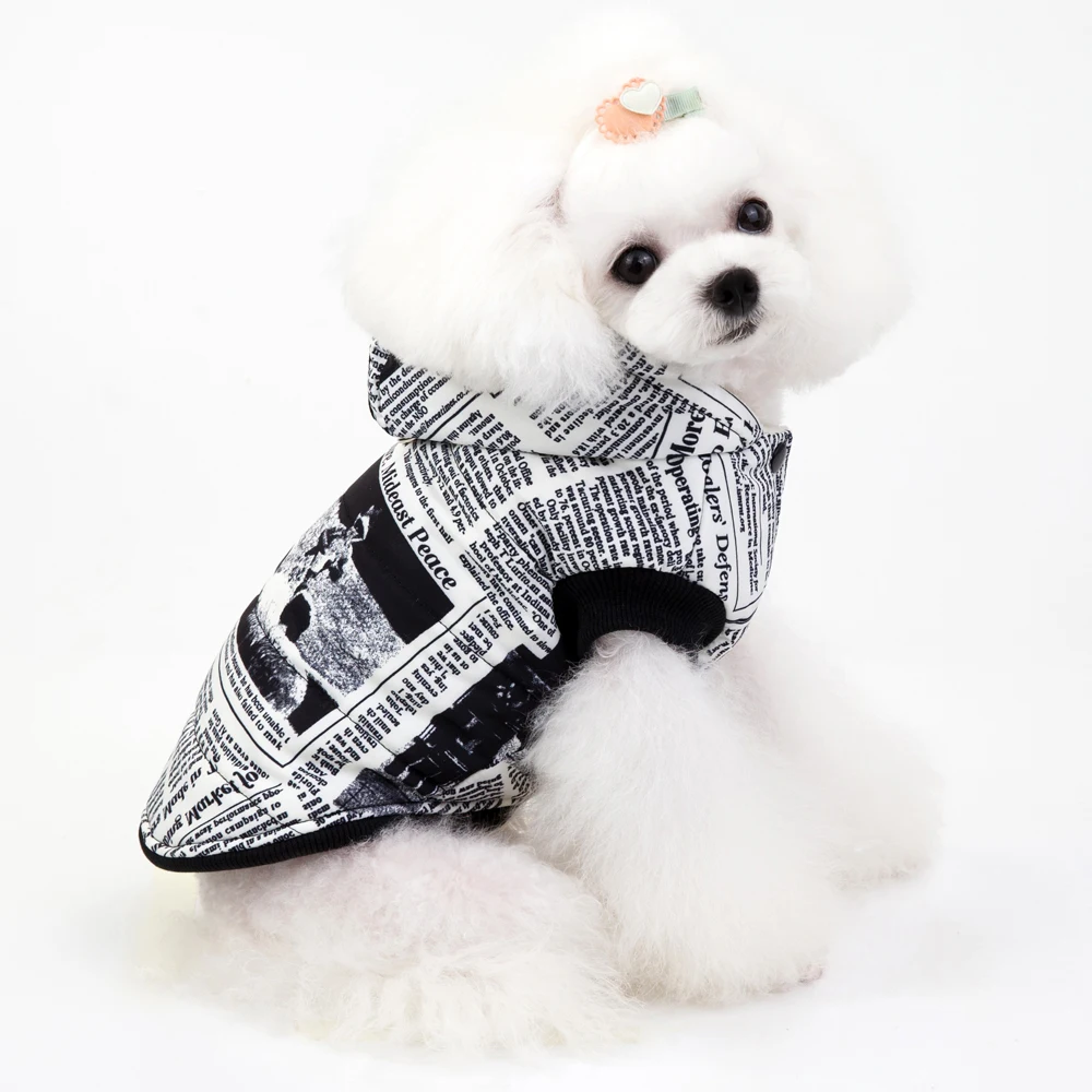 Новая водонепроницаемая зимняя одежда для собак для маленьких собак, толстые теплые куртки для собак, щенков чихуахуа, йоркширского терьера, жилет для собак - Цвет: Серый