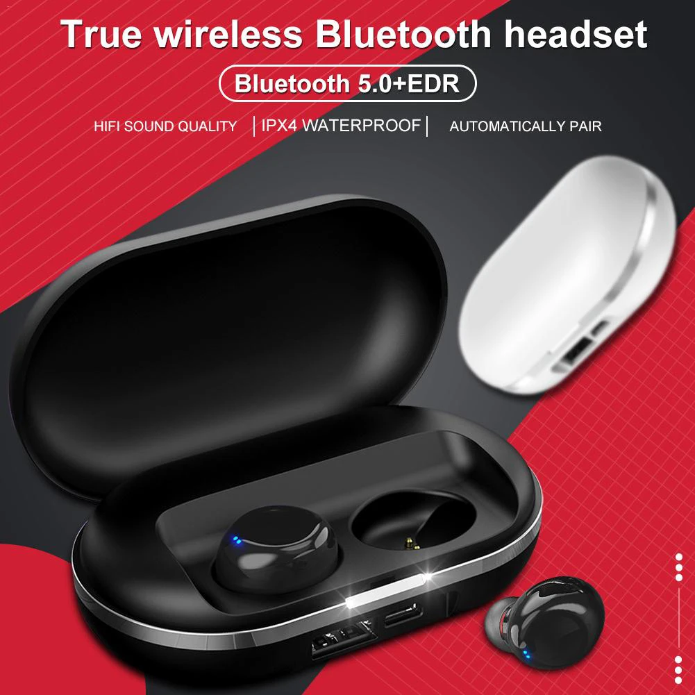 ZLT-01 TWS портативные кнопки управления Bluetooth 5,0 Беспроводная стерео музыка наушники спортивные наушники наушник с зарядным чехлом