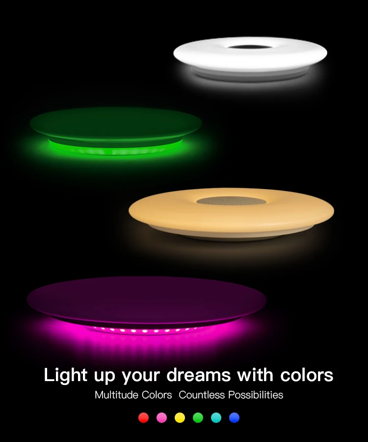 bathroom ceiling light fixtures OFFDARKS Smart LED Ceiling Lights WIFI Voice Control APP Control RGB Dimming Bluetooth Speaker Ceiling Lamp Kitchen Living Room home depot ceiling lights