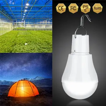 

Outdoor Emergency Solar Bulb Energy Saving Night Market Light Portable LED Bulb Sensor Solar Bulb Light Garden Led Lighting Lamp