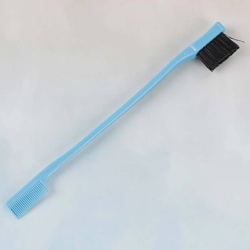 Двухсторонняя расческа для волос с управлением краями 1 шт., расческа для укладки волос - Цвет: Синий