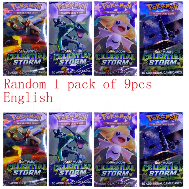 New 9pcs Takara Tomy Pokemon French Cards Table Card Game GX EX MEGA Trainer Energy Japanese Pokemon Cards Kids Birthday Gifts English 9pcs