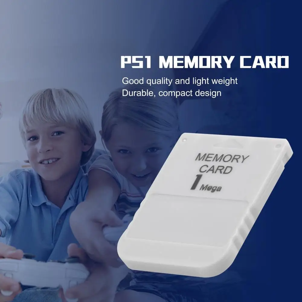 Карта памяти PS1 1 мега карта для PlayStation One PSX практичная доступная белая м Мб
