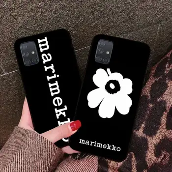 

NBDRUICAI Marimekko Pink Flower Shell Phone Case For Samsung Galaxy A01 A11 A31 A81 A10 A20 A30 A40 A50 A70 A80 A71 A91 A51
