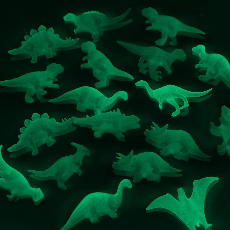 Животное Унисекс-игрушка T-Rex модель Ночной светильник унисекс блестящий маленький унисекс 16 пластиковых игрушек для мальчиков