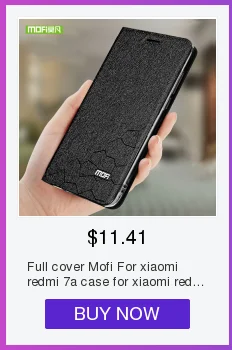 Чехол Mofi для xiaomi redmi 7a, чехол для xiaomi redmi 7a, силиконовый чехол Mofi, чехол для redmi 7a, противоударный кожаный флип-чехол