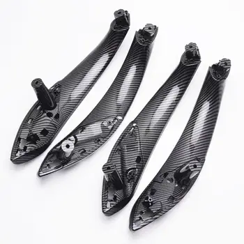 

Door Inner Handle For F30 F32 BMW 3 series 2012-2019 Carbon Fiber Color Interior Handle Cover Replacement Front Rear Left Right