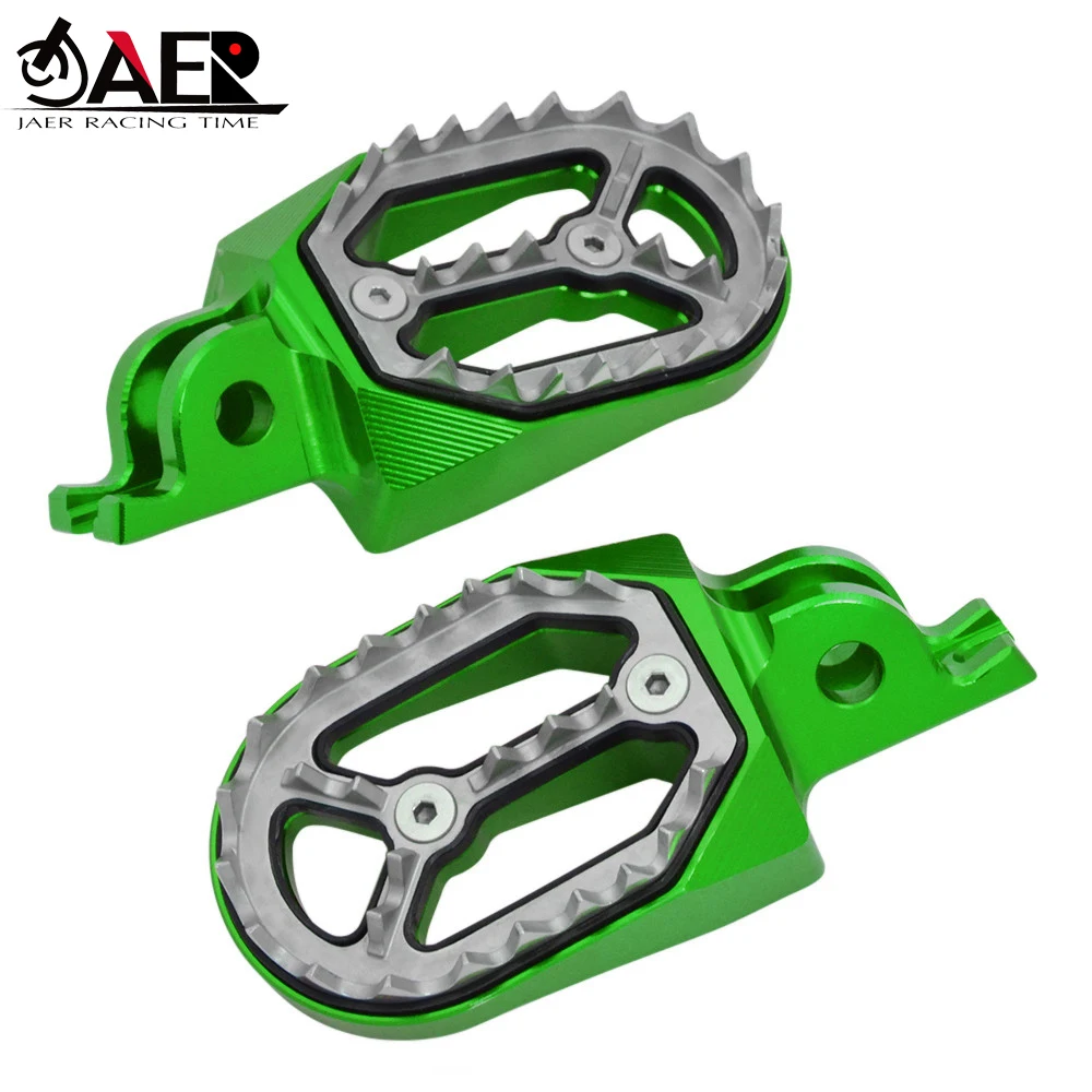 Подставка для ног JAER CNC грязевого велосипеда Kawasaki KX450F 2007-2015 KLX450 KX250 HONDA CFR250X/R CRF150R |