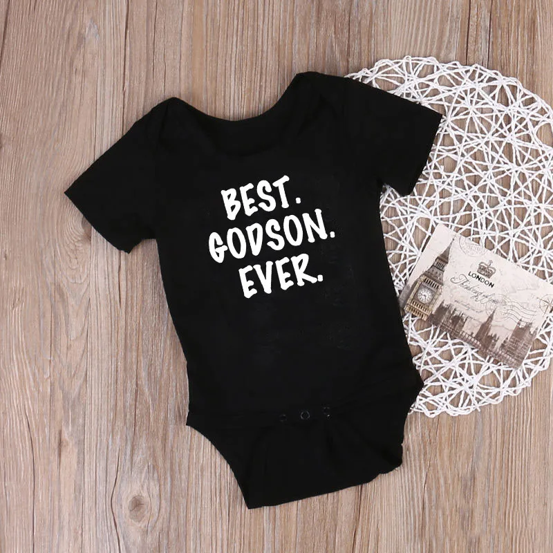 Новинка года; Модный дизайн; лучшая одежда Godson Ever Baby Body; хлопковая одежда для новорожденных мальчиков и девочек; одежда с коротким рукавом