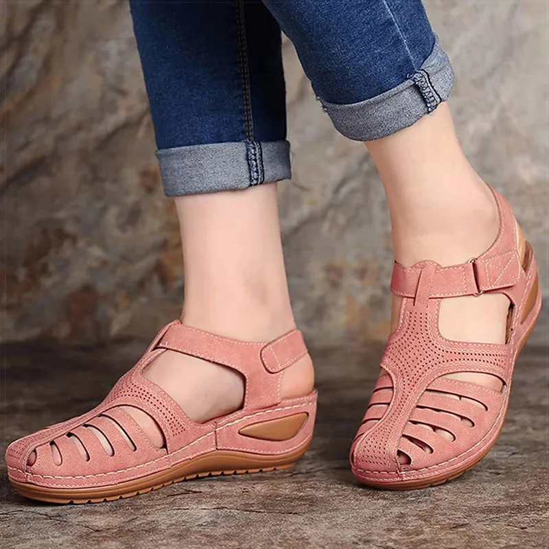 Women Sandals Soft Bottom Women Heels Sandals Gladiator Summer Shoes Plus Size Wedges Shoes Female Summer Sandalias Mujer
