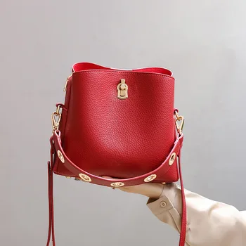 

Women's Bag 2020 New Fashion Handbag Single Shoulder Sling Bucket Bag