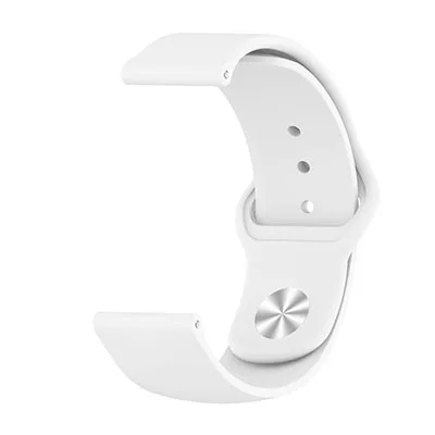 white Силиконовый ремешок для correas Xiaomi Huami Amazfit Bip BIT Lite, Молодежные умные часы, сменный Браслет, ремешок для часов - Цвет: white