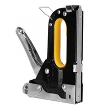 Заклепочный пистолет инструмент 3-в-1 Мощность Фул ручной гвоздя ружье штапельного Степлер-пистолет ручной инструмент 1000 шт. Ёмкость Мощность инструмент Аксессуары