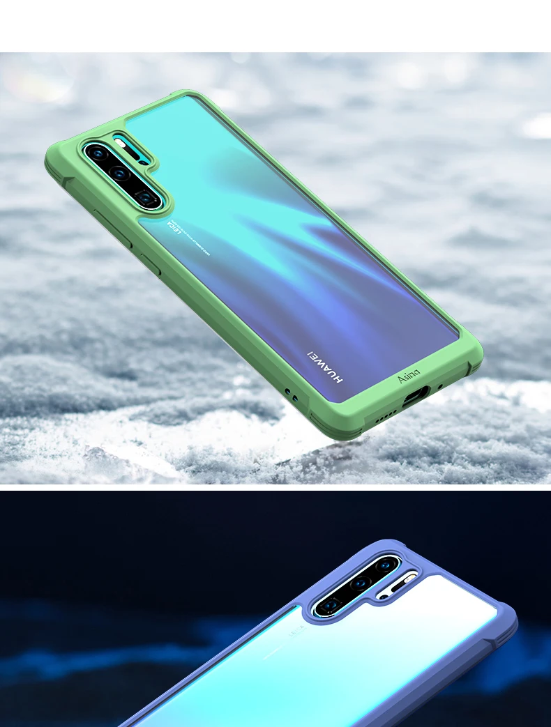 ASINA бампер чехол для huawei P30 Pro P20 силиконовый роскошный противоударный Прозрачный чехол для телефона для huawei mate 20 Pro P30 P20 чехол