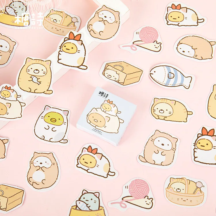 45 шт./упак. Sumikko Gurashi декоративные стикеры Канцелярские Стикеры s Скрапбукинг DIY