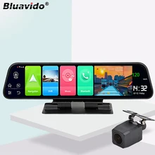 Bluavido 3 в 1 Автомобильная камера в зеркале заднего вида 4G Android GPS навигации ADAS 1080P Dash Cam Авто регистратор Wi-Fi видеокамера с Регистраторы DVR