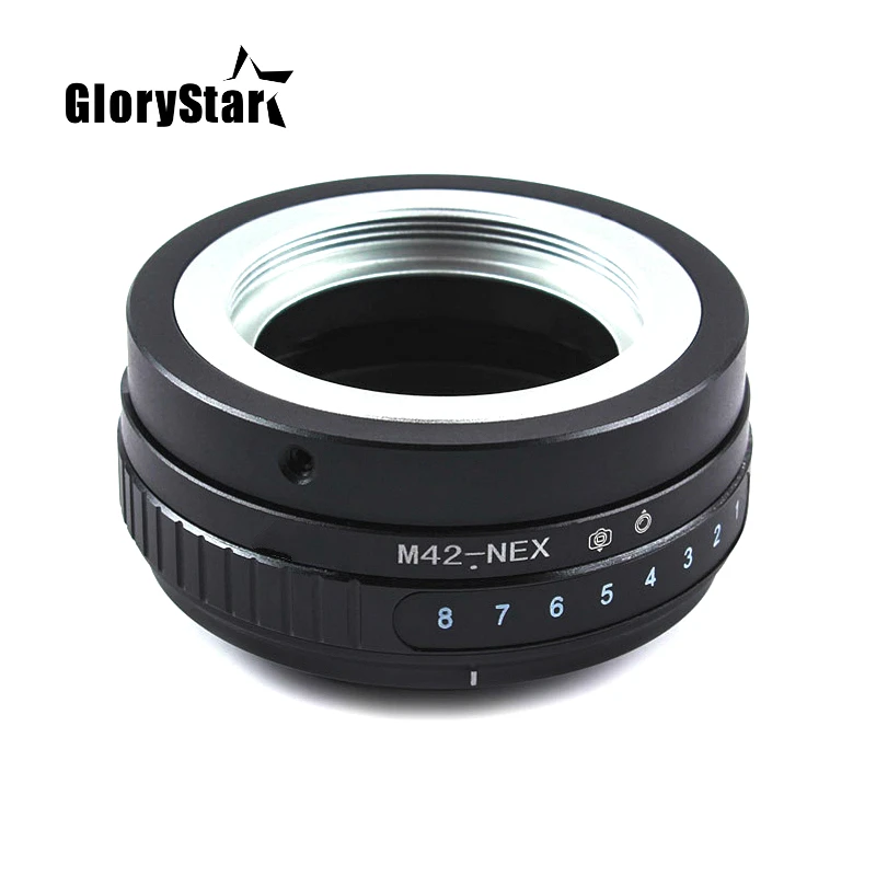 Glorystar Tilt Shift Anello Adattatore Per M42 Lens Per Sony Nex E Mount Fotocamera Ilce-7 A7S A7R Ii A5100