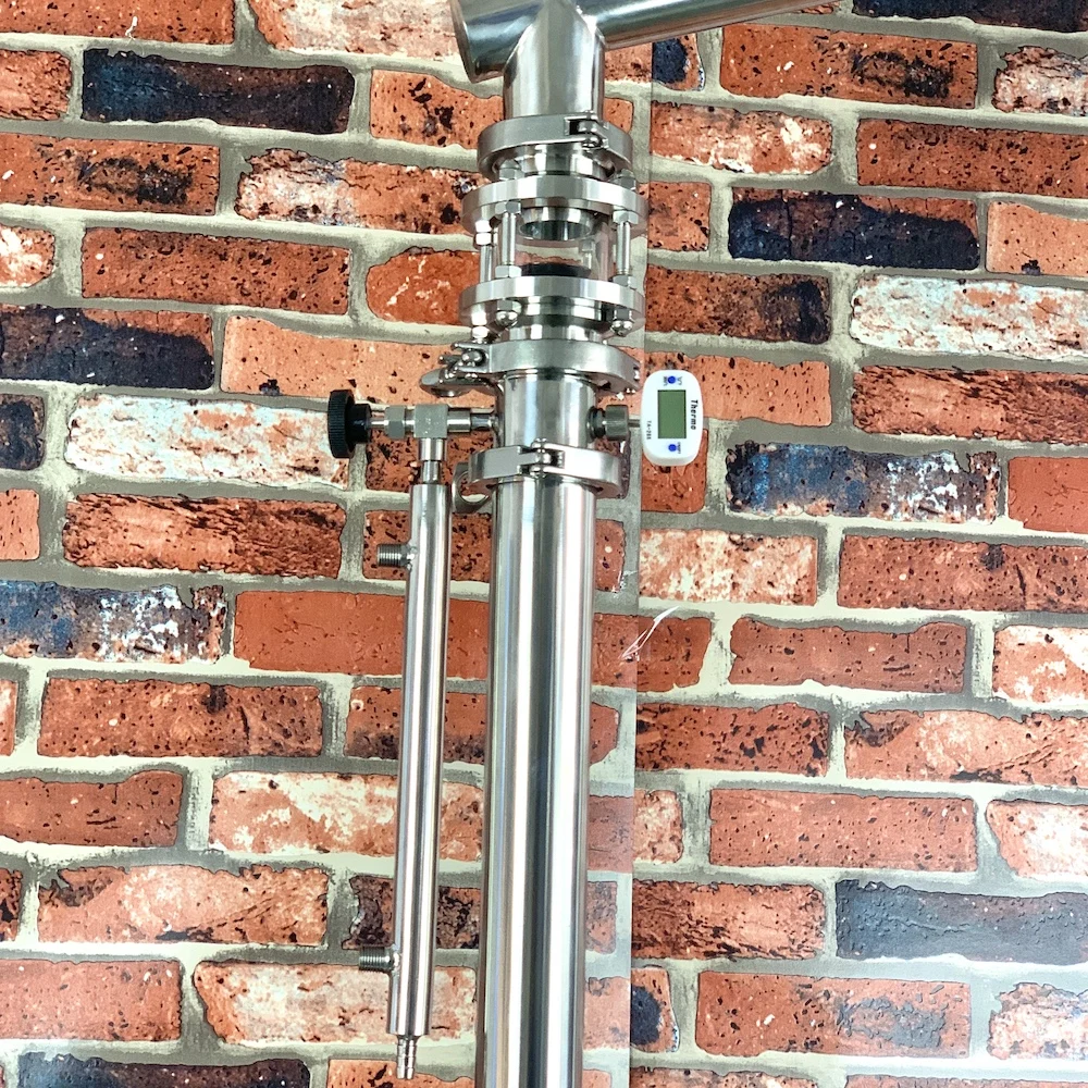 Moonshine still 38l бак и "(51 мм) OD64mm рефлюкс Колонка для дистилляции, нержавеющая сталь 304. Водки, самогона