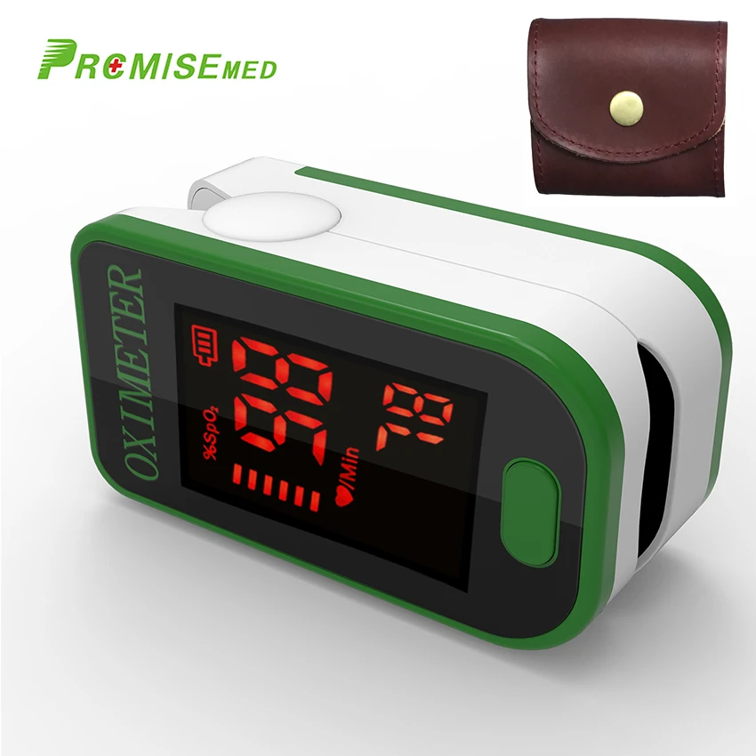 F4-GREEN-BAG PRO-F4 пальцевой пульсоксиметр, пульс при 1 мин монитор насыщенности пульса кислорода в крови SPO2 CE одобренный-черный - Цвет: F4-GREEN-BAG
